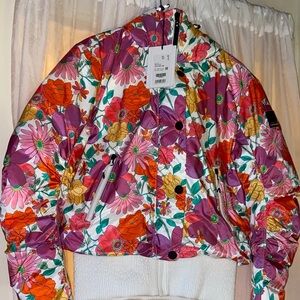 Bogner Fire + Ice  Floral Ski Jacket NWT Small Seema Snow Bunny